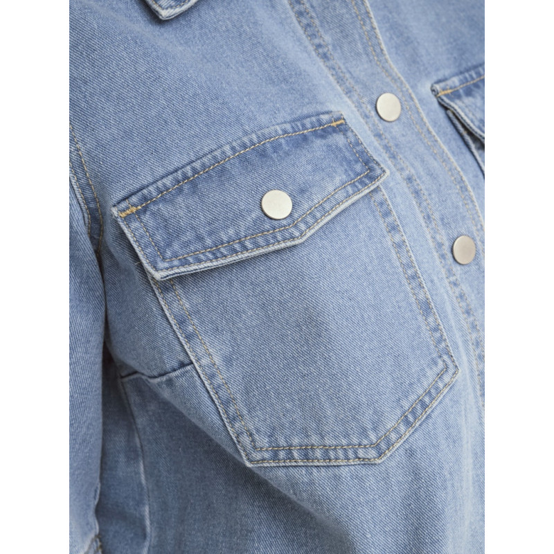 ONLY Belle Denim Skjorte - Light Blue Denim