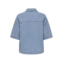 ONLY Belle Denim Skjorte - Light Blue Denim