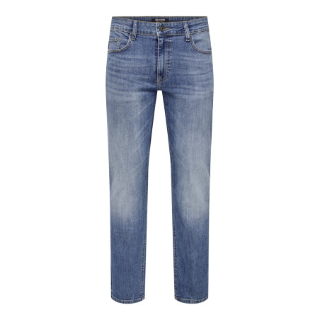 ONLY & SONS Weft Reg. Box Pim Jeans - Medium Blue Denim