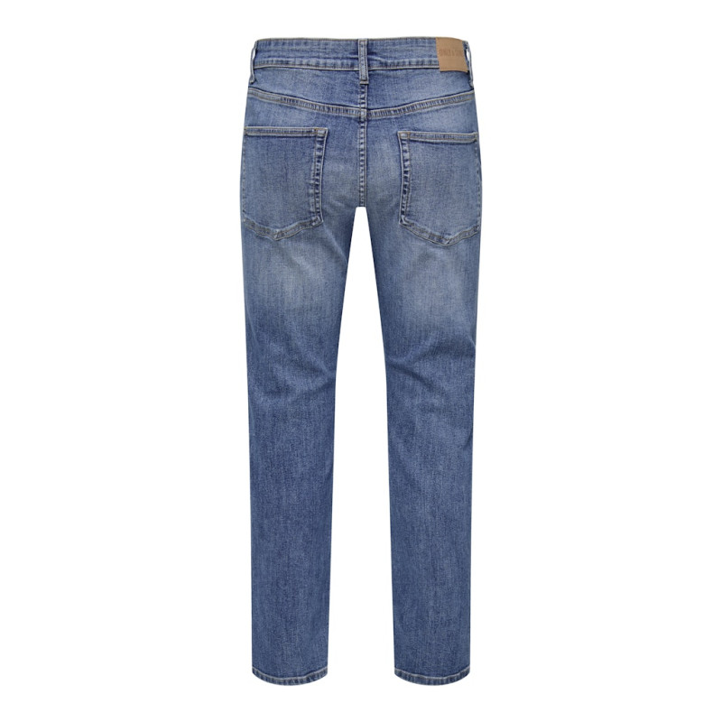 ONLY & SONS Weft Reg. Box Pim Jeans - Medium Blue Denim