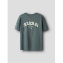 NAME IT Hure T-Shirt - Silver Pine