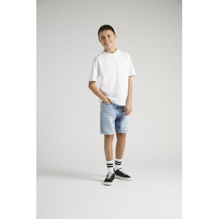 ONLY & SONS JUNIOR Edge LB 2788 Tai Denim Shorts - Light Blue Denim