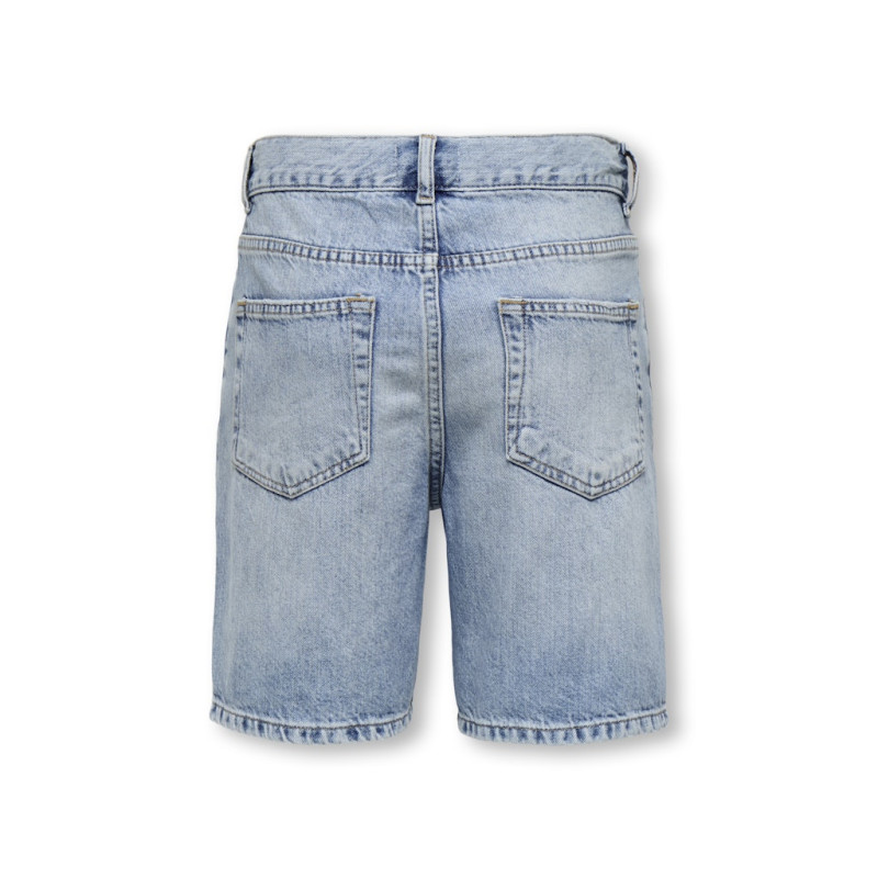ONLY & SONS JUNIOR Edge LB 2788 Tai Denim Shorts - Light Blue Denim