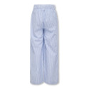 KIDS ONLY Smilla Life Stribede Bukser - Cloud Dancer / Clear Sky