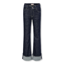 KIDS ONLY Mercer Jeans Med Fold - Dark Blue Denim