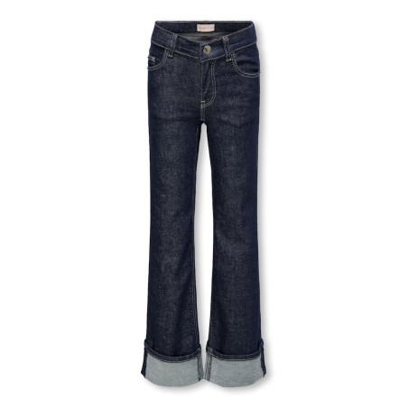 KIDS ONLY Mercer Jeans Med Fold - Dark Blue Denim