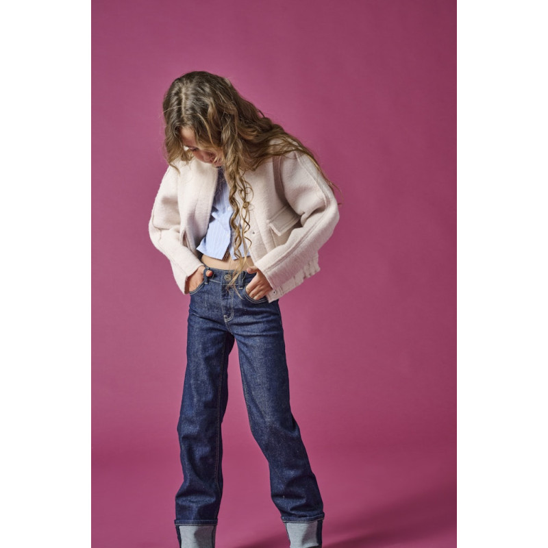 KIDS ONLY Mercer Jeans Med Fold - Dark Blue Denim