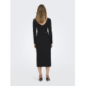 ONLY Siri Front Slids Denim Nederdel - Black Denim