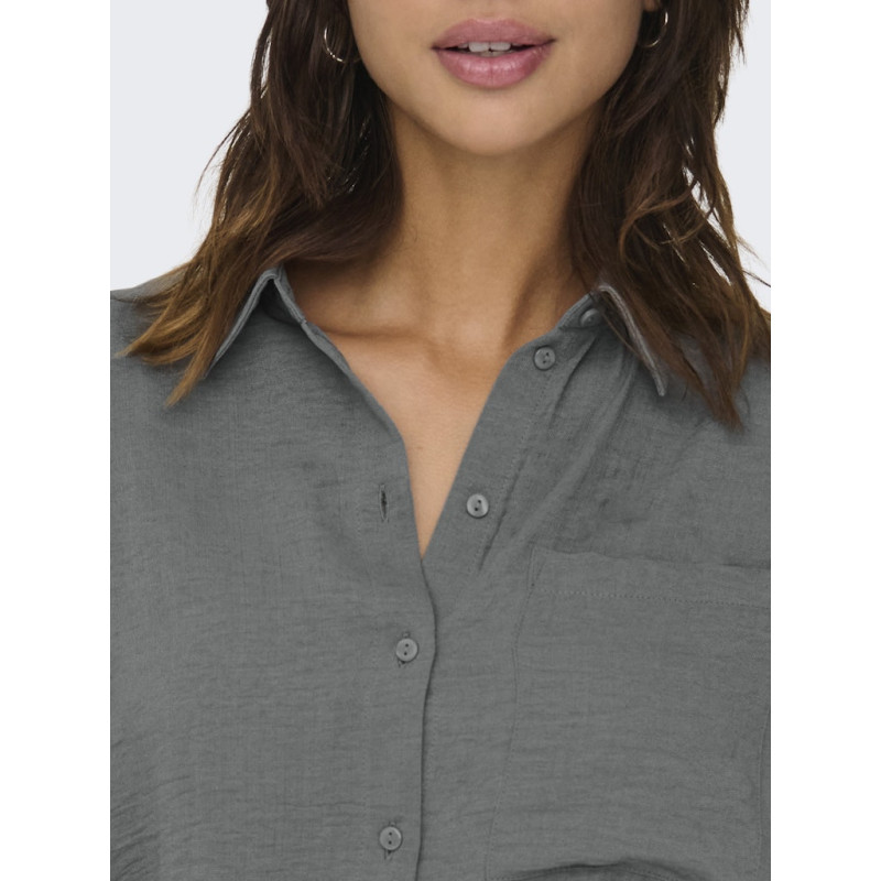 JDY Divya Life Skjorte - Steel Gray