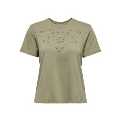 JDY Cif Broderet T-Shirt - Mermaid