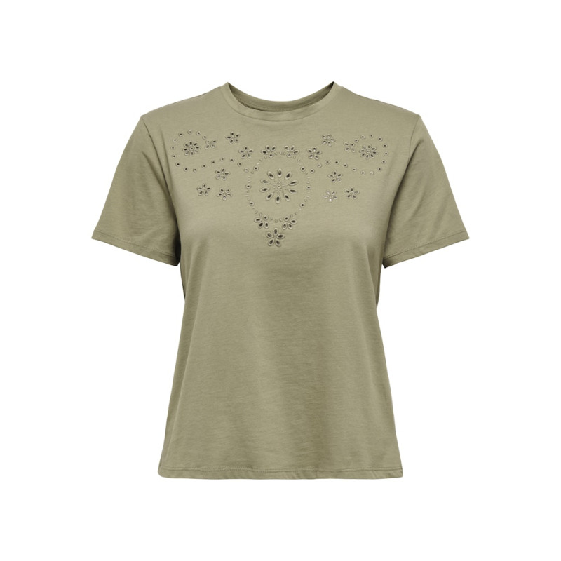 JDY Cif Broderet T-Shirt - Mermaid