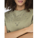 JDY Cif Broderet T-Shirt - Mermaid