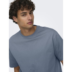 ONLY & SONS Fred T-shirt - Flint Stone