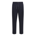 ONLY & SONS Sinus Loose Hør Bukser - Dark Navy