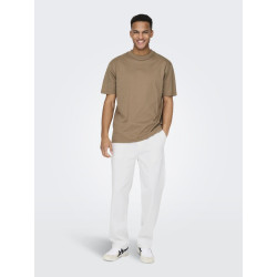 ONLY & SONS Linus Hør Bukser - Bright White