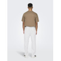 ONLY & SONS Linus Hør Bukser - Bright White
