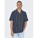 ONLY & SONS Trev Life Skjorte - Dark Navy