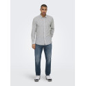 ONLY & SONS Caiden Life Hør Skjorte - Dark Navy
