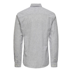 ONLY & SONS Caiden Life Hør Skjorte - Dark Navy