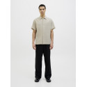 JACK & JONES PREMIUM Ceaston Seersucker Skjorte - Silver Lining