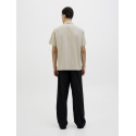 JACK & JONES PREMIUM Ceaston Seersucker Skjorte - Silver Lining