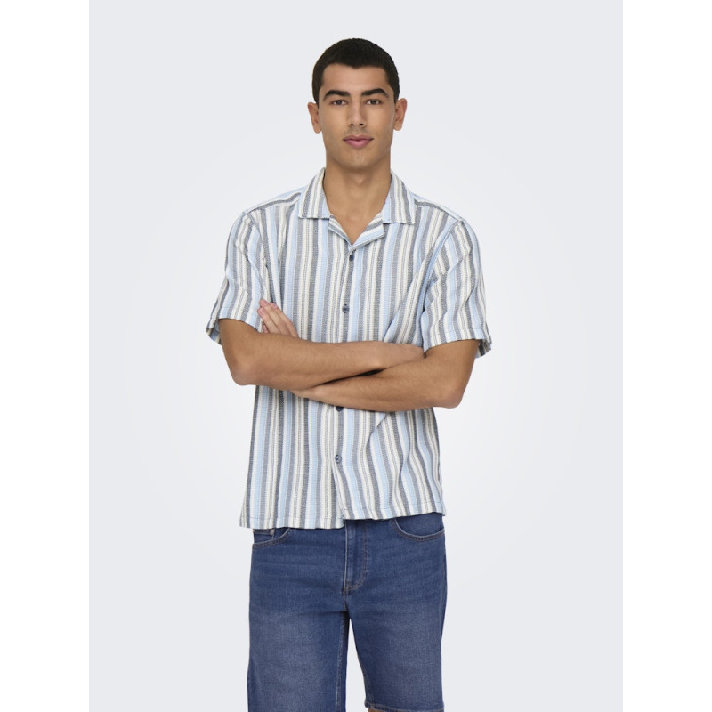 ONLY & SONS Trev Life Skjorte - Vintage Indigo