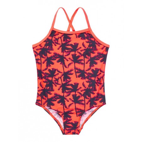 NAME IT BABY/MINI badedragt - FIERY CORAL