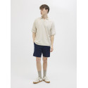 JJ REBEL Sunny Hør Chino Shorts - Navy Blazer