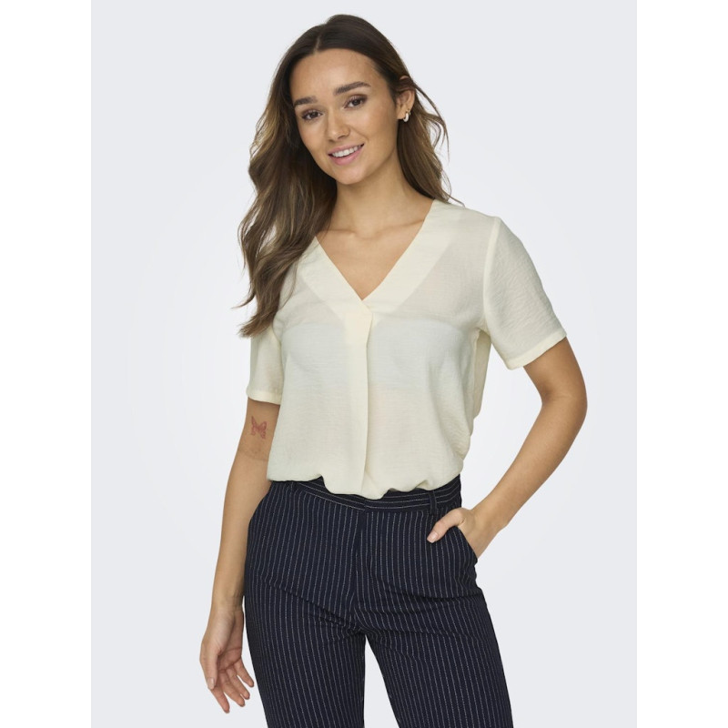 JDY Divya Life Top - Cloud Dancer