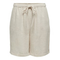 ONLY Siesta Hør Shorts - Moonbeam