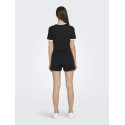 ONLY Nina Life Kontrast T-Shirt - Sort