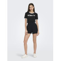 ONLY Nina Life Kontrast T-Shirt - Sort