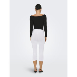 ONLY Live Love 3/4 Leggings - Hvid