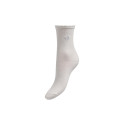ONLY Diana 2-Pak Strømper Med Broderede Hjerter - Cloud Dancer