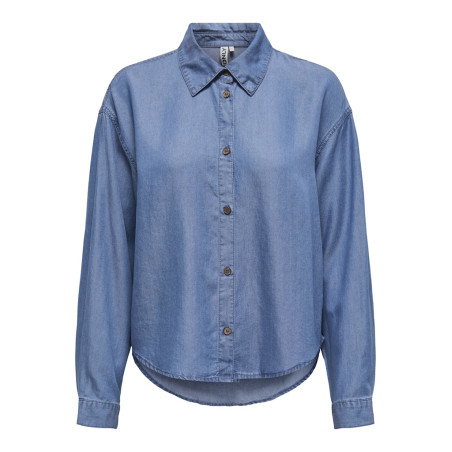 ONLY Charis Life Skjorte - Medium Blue Denim