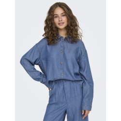 ONLY Charis Life Skjorte - Medium Blue Denim