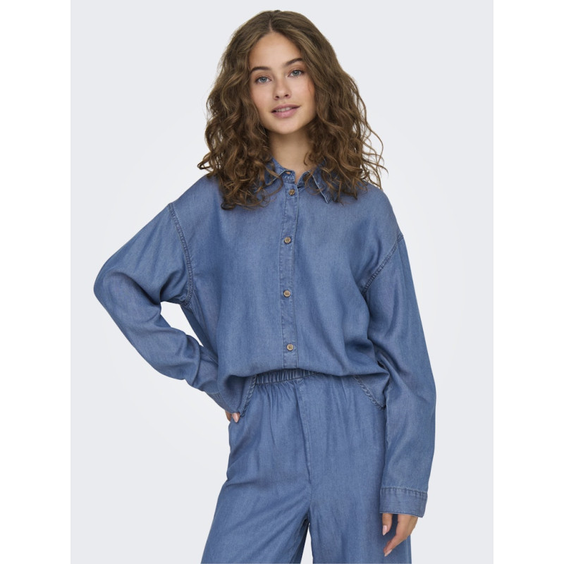 ONLY Charis Life Skjorte - Medium Blue Denim