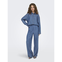 ONLY Charis Life Skjorte - Medium Blue Denim