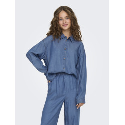 ONLY Charis Life Skjorte - Medium Blue Denim