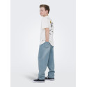 ONLY & SONS JUNIOR Fade Loose LB 3373 Jeans - Light Blue Denim