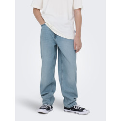 ONLY & SONS JUNIOR Fade Loose LB 3373 Jeans - Light Blue Denim