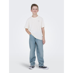 ONLY & SONS JUNIOR Fade Loose LB 3373 Jeans - Light Blue Denim