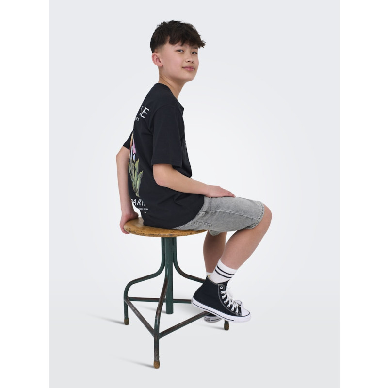 ONLY & SONS JUNIOR Edge MG 2790 Denim Shorts - Medium Grey Denim