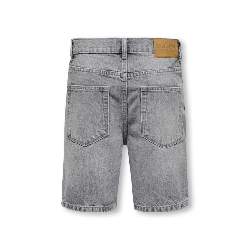 ONLY & SONS JUNIOR Edge MG 2790 Denim Shorts - Medium Grey Denim