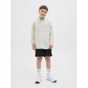 JACK & JONES JUNIOR Theo Boxy Oxford Skjorte - Bright White