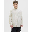 JACK & JONES JUNIOR Theo Boxy Oxford Skjorte - Bright White