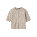 LMTD Flodet Kort Strik Cardigan - Peyote