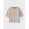 LMTD Flodet Kort Strik Cardigan - Peyote