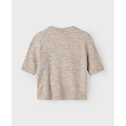 LMTD Flodet Kort Strik Cardigan - Peyote