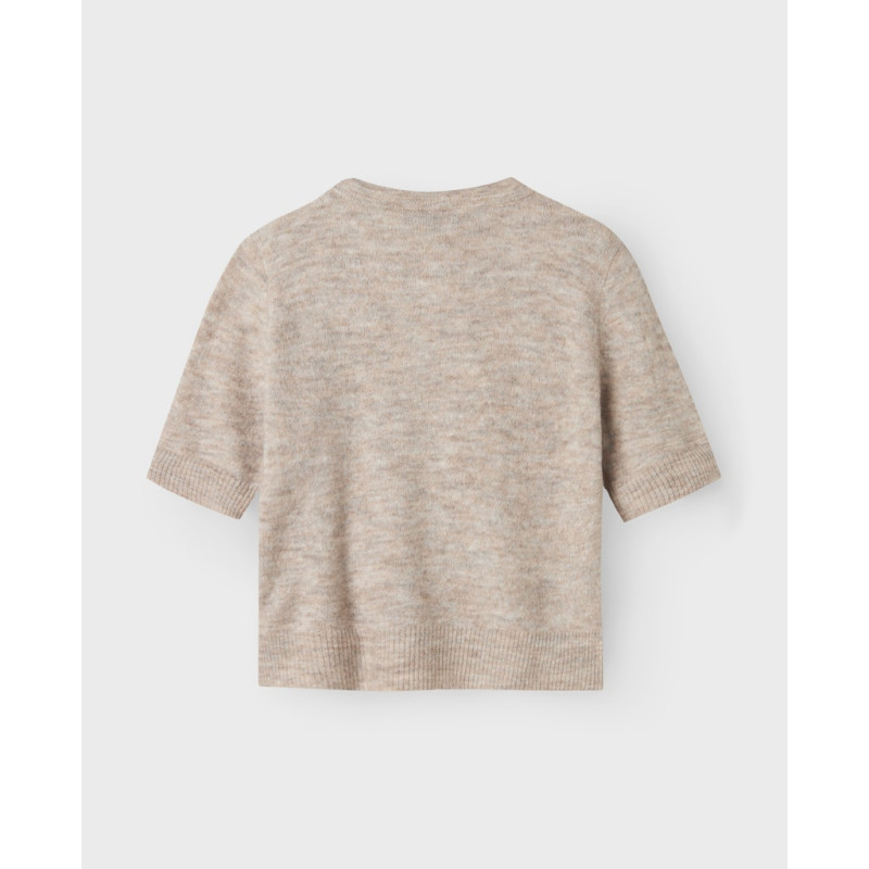 LMTD Flodet Kort Strik Cardigan - Peyote